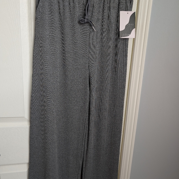Pants - ❤️2 FOR 25❤️ Love Poem Cozy Wide-Leg Lounge Pants - Gray